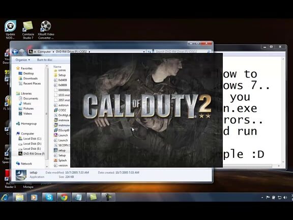 Call of Duty 2をWindows 7 64bitでプレイ！パッチ適用方法