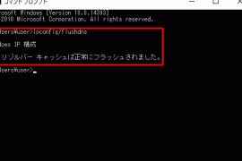 WindowsでDNSキャッシュをクリアする方法